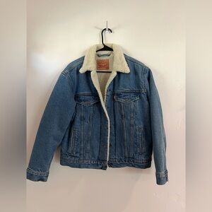 Levi’s Sherpa Fleece Lined Jean Trucker Jacket